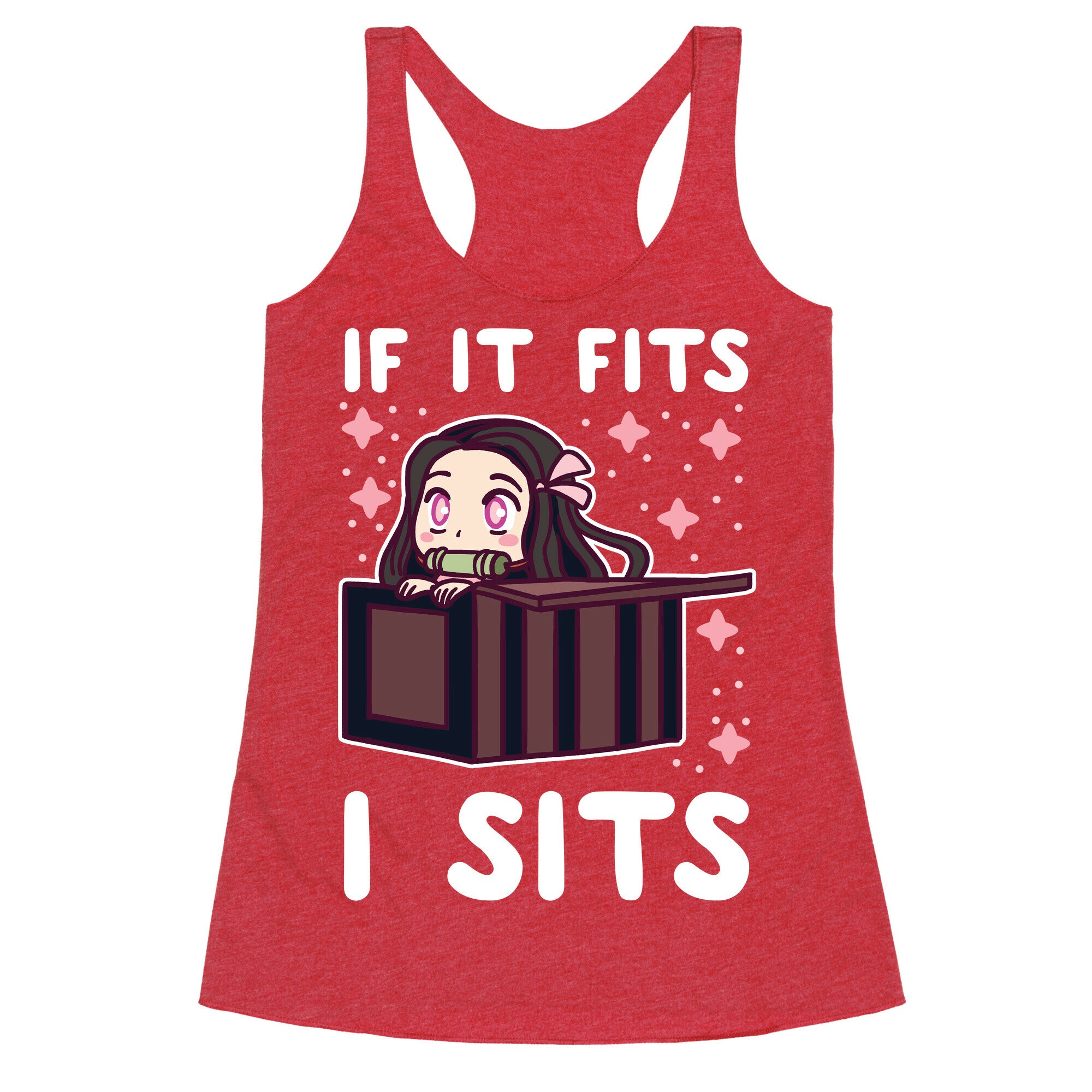 If It Fits, I Sits - Demon Slayer Racerback Tank